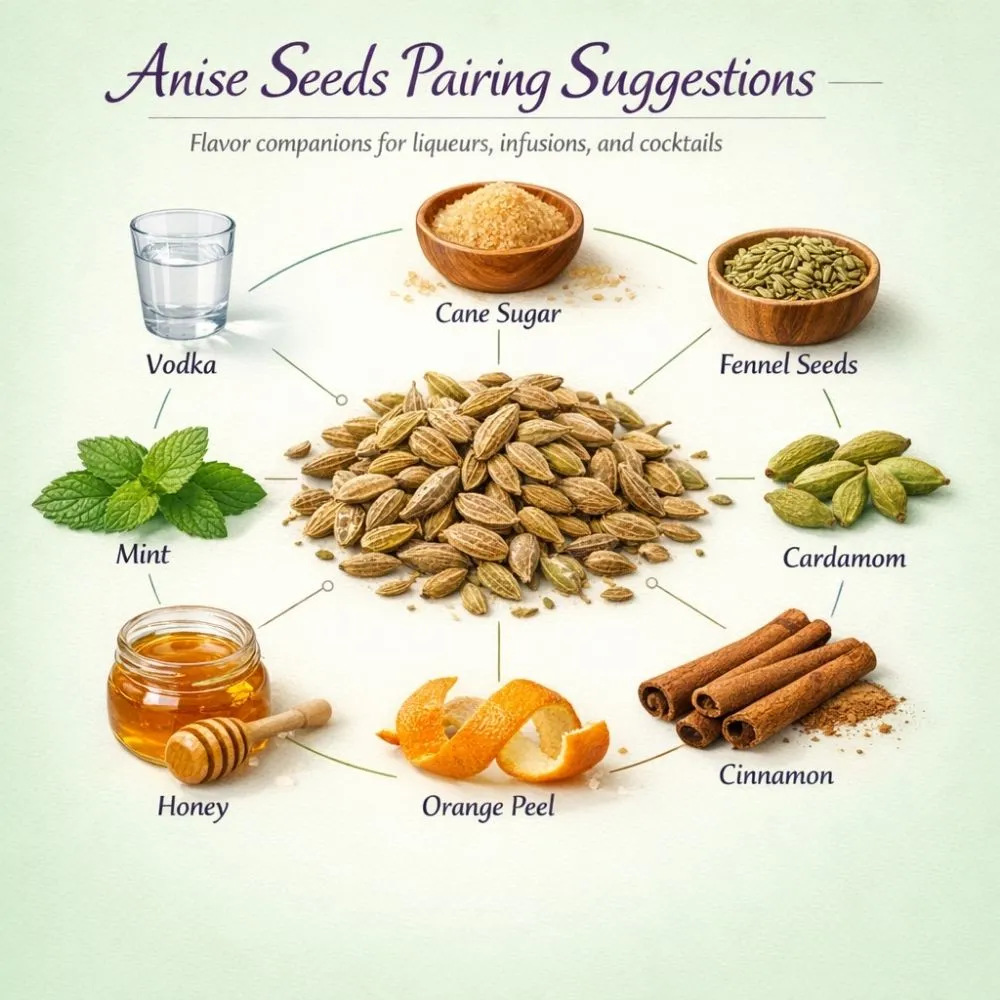 Anise Seeds pairing suggestions for liqueur making