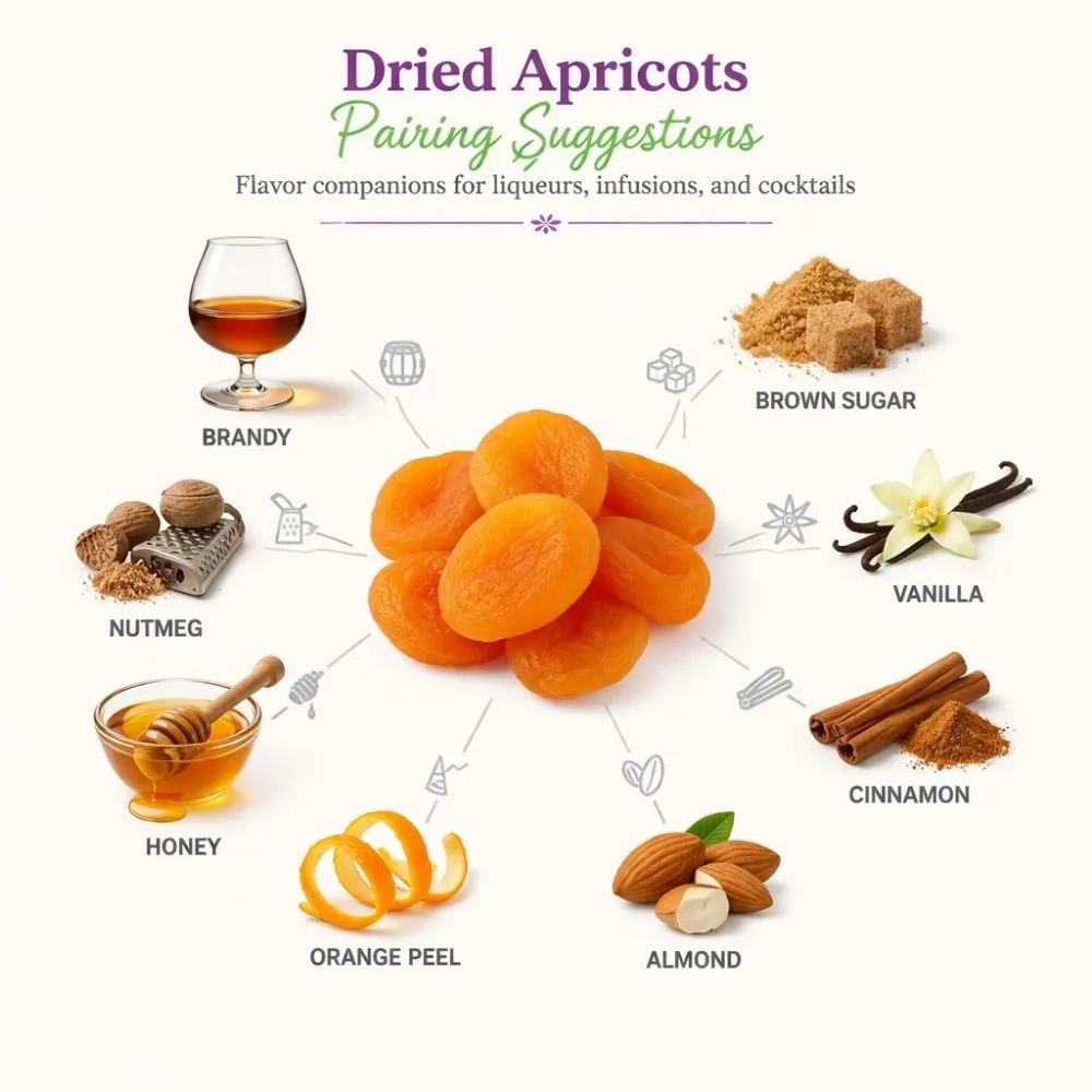 Apricots (Dried) pairing suggestions for liqueur making