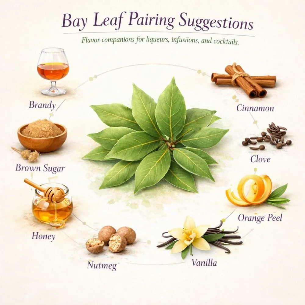 Bay Leaf pairing suggestions for liqueur making