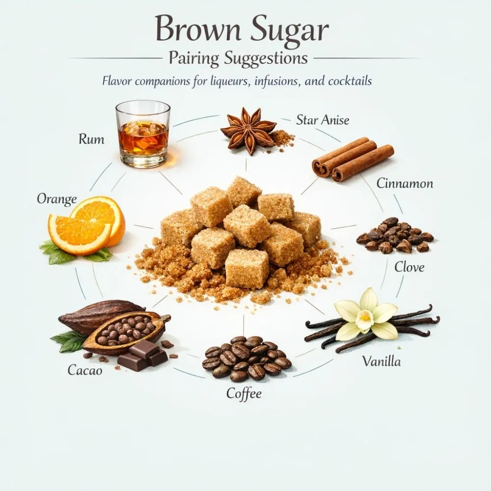 Brown Sugar pairing suggestions for liqueur making