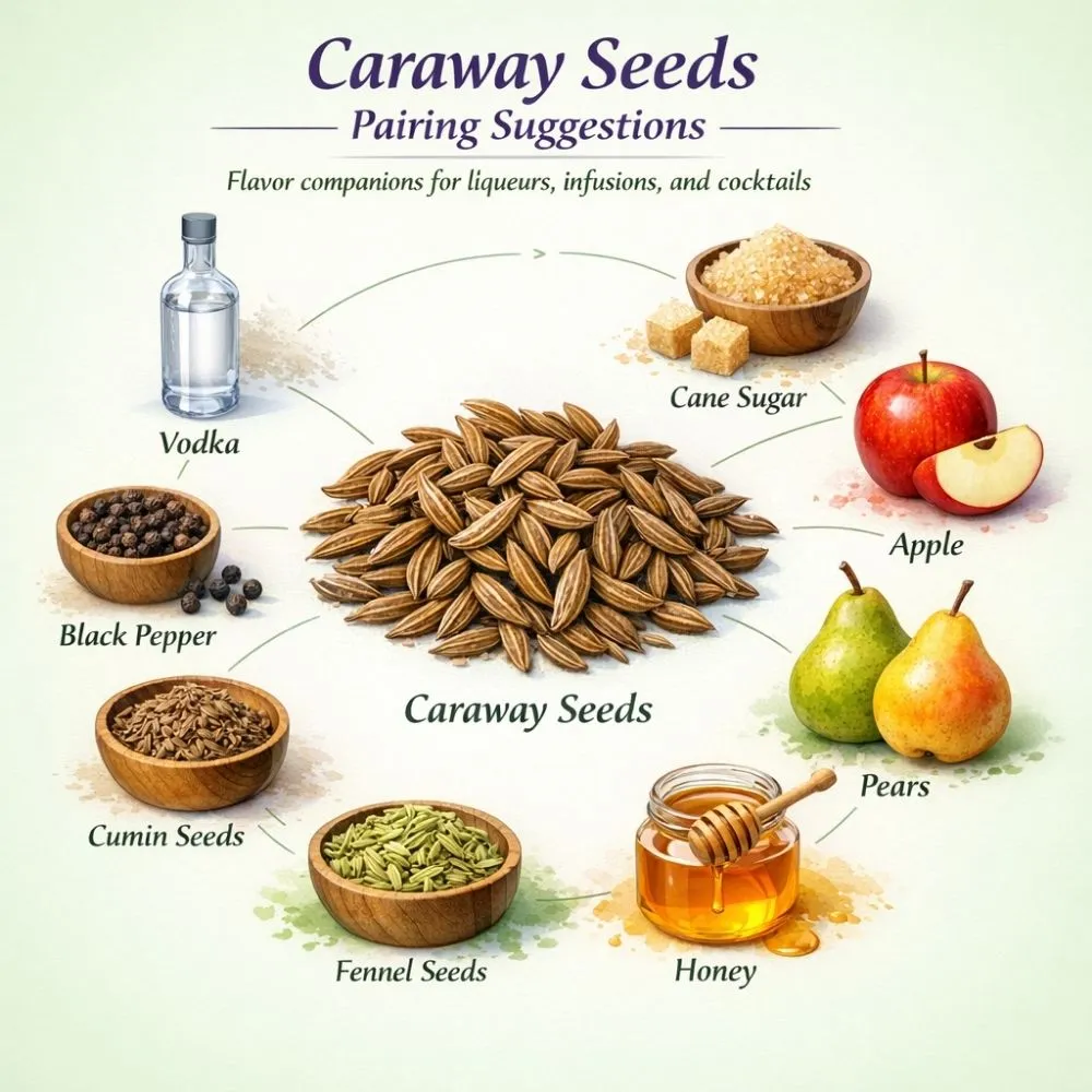 Caraway Seeds pairing suggestions for liqueur making
