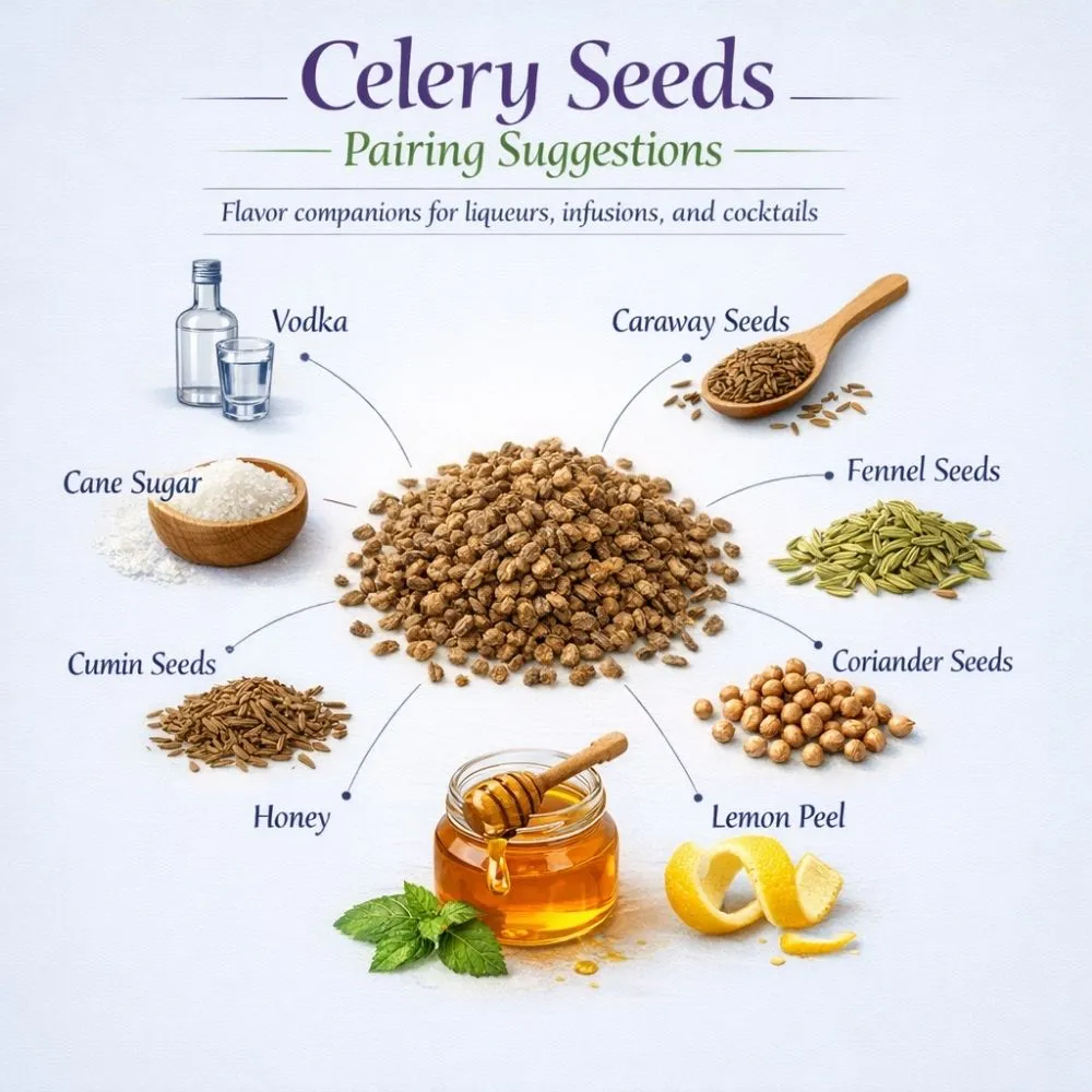 Celery Seeds pairing suggestions for liqueur making