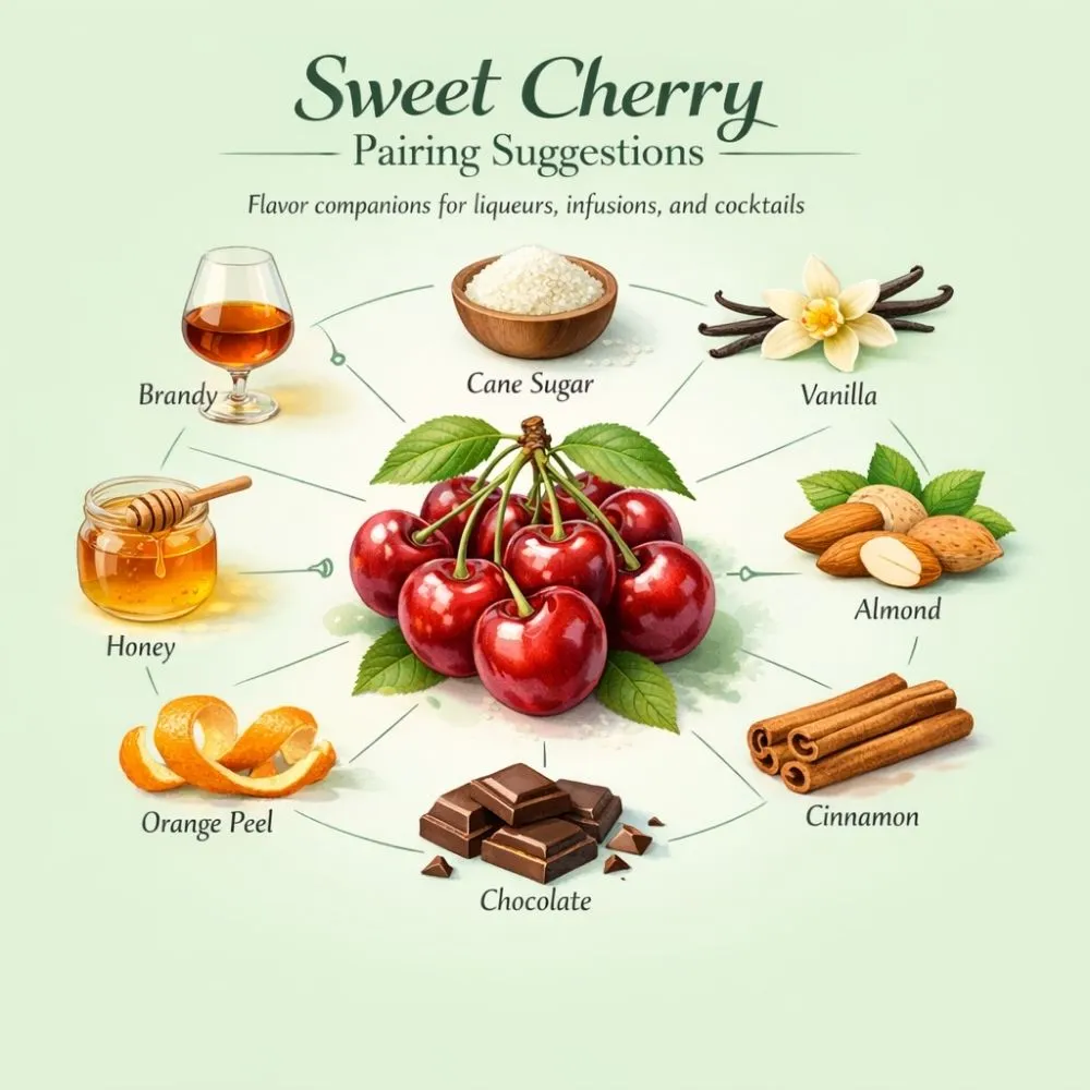 Cherry (Sweet) pairing suggestions for liqueur making