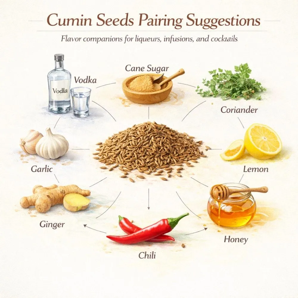 Cumin Seeds pairing suggestions for liqueur making