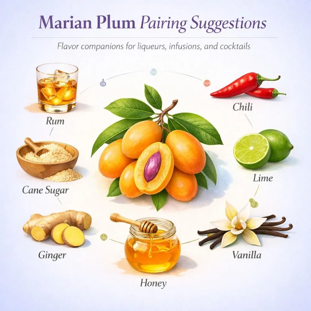 Plum (Marian) pairing suggestions for liqueur making