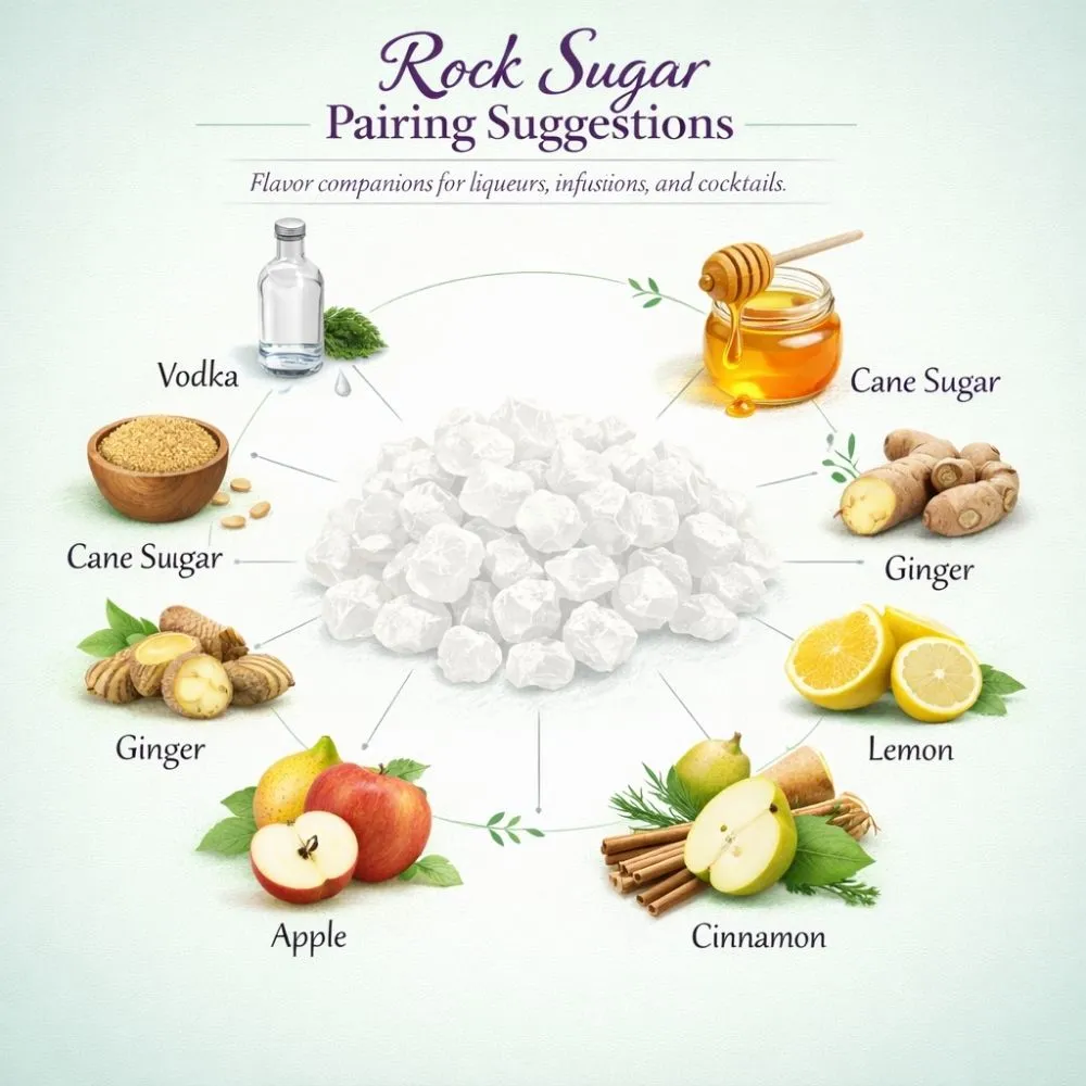 Rock Sugar pairing suggestions for liqueur making