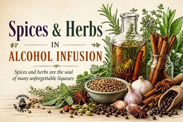 Spices & Herbs in Alcohol Infusion - Liqueur Alchemy Knowledge Hub article