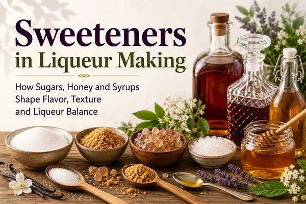 Sweeteners in Liqueur Making - Liqueur Alchemy Knowledge Hub article