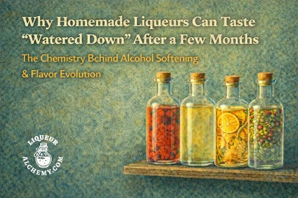 Why Homemade Liqueurs Can Taste “Watered Down” After a Few Months? - Liqueur Alchemy Knowledge Hub article