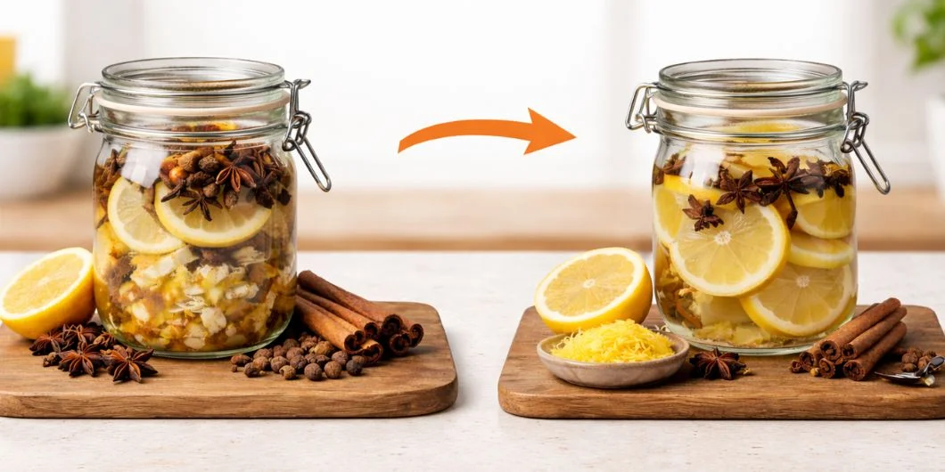 Common liqueur mistakes: too much spice and citrus pith versus clean measured ingredients