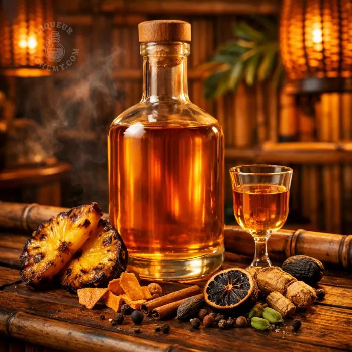 Ananas Fumé - crafted liqueur recipe by Liqueur Alchemy