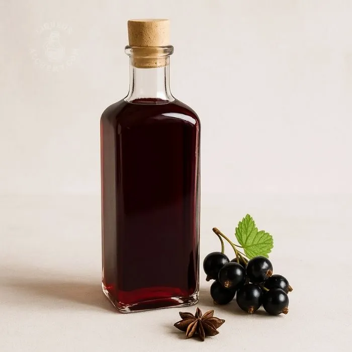 Blackcurrant Royale  - original homemade liqueur recipe by Liqueur Alchemy