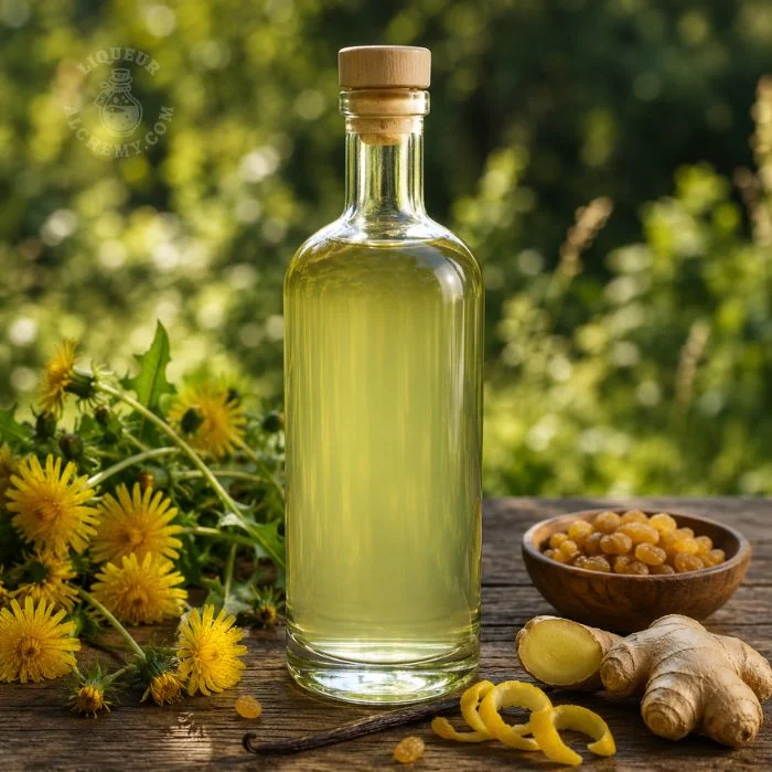 DandeLure - original homemade liqueur recipe by Liqueur Alchemy