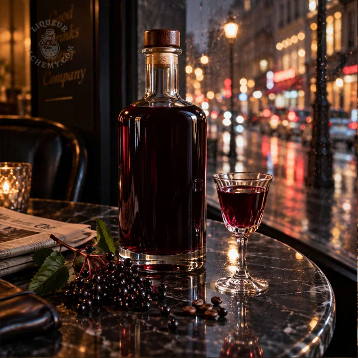 Elderberry Nice - Dark Rum and Elderberries Liqueur | Liqueur Alchemy