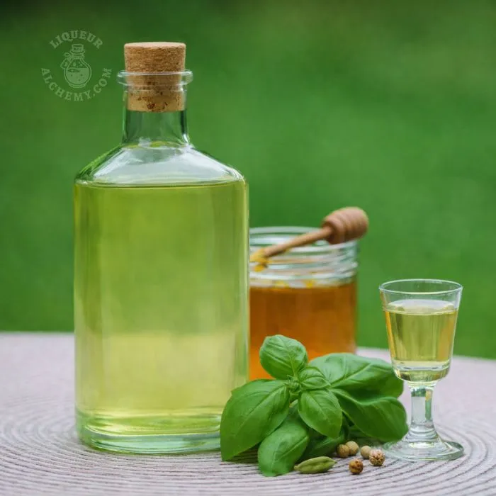 Green Frequency - original homemade liqueur recipe by Liqueur Alchemy