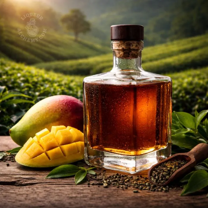 Mango Chai - original homemade liqueur recipe by Liqueur Alchemy