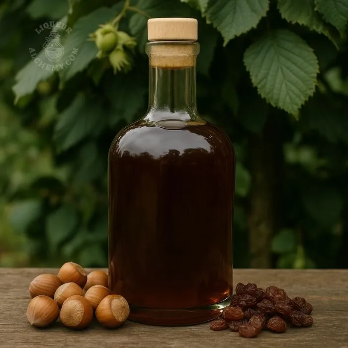 Raisin’ the Nuts - homemade liqueur recipe by Liqueur Alchemy