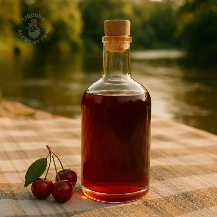 Wild Cherry Chase - original homemade liqueur recipe by Liqueur Alchemy