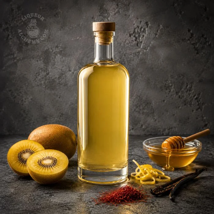 ZaffiKiwi - original homemade liqueur recipe by Liqueur Alchemy