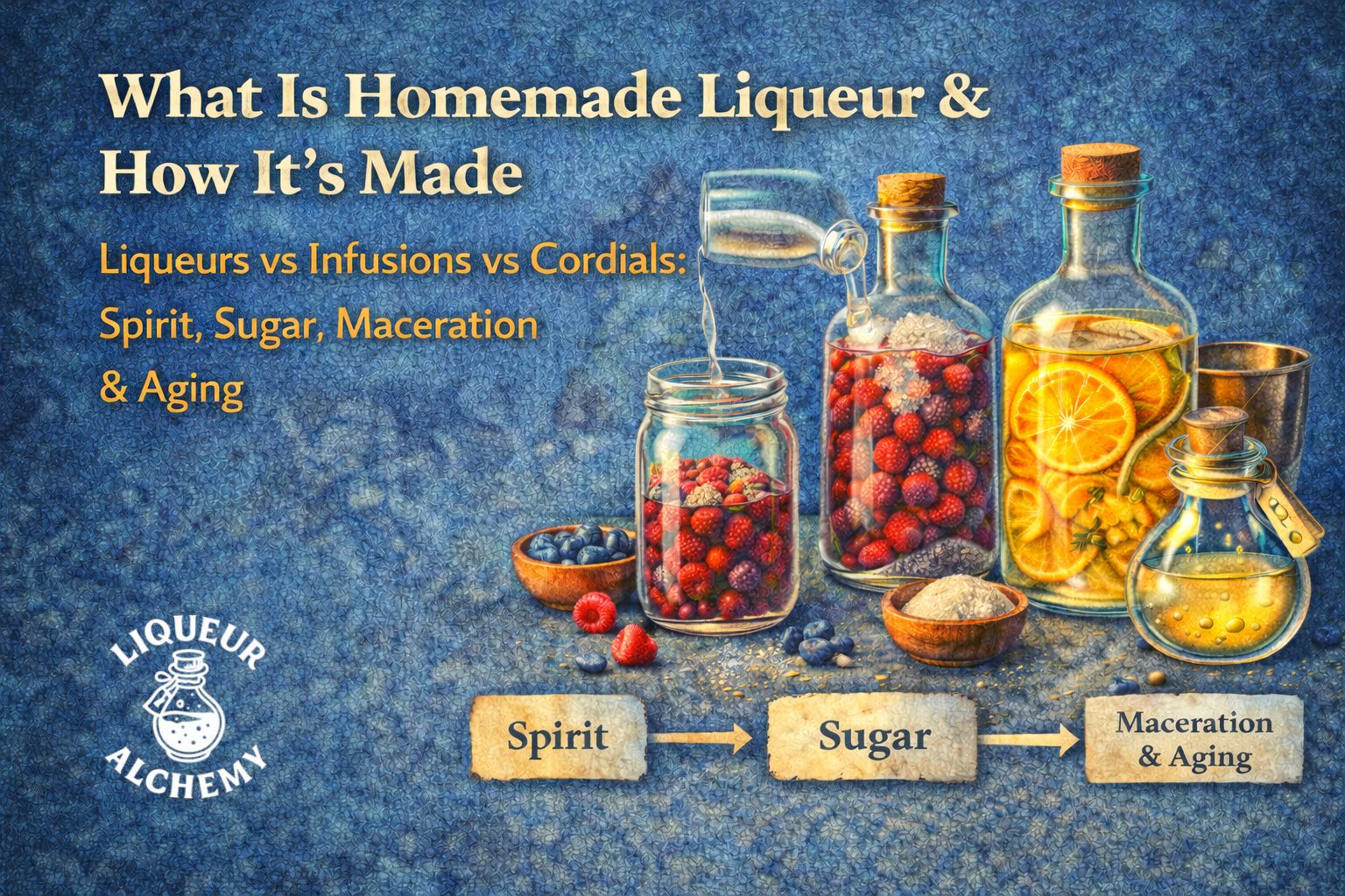 What Is Homemade Liqueur & How It’s Made - Liqueur Alchemy Knowledge Hub article